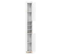 Costway 176.5Cm Tall Storage Organizer Narrow Bathroom Freestanding Floor Cabinet