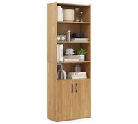 Costway 178 Cm Bookcase 6-Tier Modern Style Storage Cabinet W/ Shelves-Natural