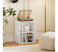Costway 2-Cube Bookcase Modern Open Bookshelf W/ 5-Position Adjustable Shelf