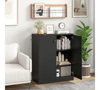 Costway 2-Door Storage Cabinet Buffet Cabinet W/ 3 Shelves Sideboard Kitchen Hallway