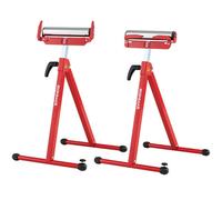 Costway 2-Pack Folding Roller Stands Portable Outfeed Supports With 72-114 Cm Adjustable Height