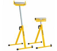Costway 2-Pack Folding Roller Stands Portable Outfeed Supports With 72-114 Cm Adjustable Height
