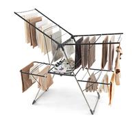 Costway 2-Tier Freestanding Clothes Drying Rack Foldable Clothing Laundry Rack