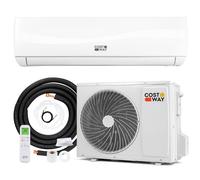 Costway 24000BTU Split AC & Heating System Air Conditioner Cools Up to 139㎡ in White COSTWAY White