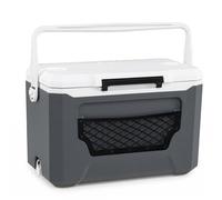 COSTWAY 26L/45L Insulated Cool Box, Ice Chest Box (Grey, 55 × 30 × 34 cm)