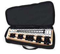 COSTWAY 27 Notes Glockenspiel, Alto Full Size Xylophone with Wood Base, 2 Beaters and Carrying Bag, Percussion Instrument for Beginner Kids Adults