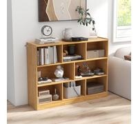 Costway 3 Tier 8 Cube Open Shelf Storage Cabinet Wood Bookshelf Display Shelf