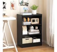 Costway 3-Tier Adjustable Bookcase Bookshelf Modern Display Cabinet W/ Anti-Toppling Device