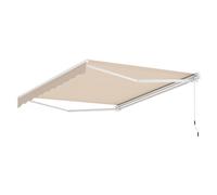 Costway 3 X 2.5 M Patio Retractable Awning Polyester Sunshade Cover