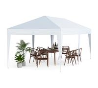 Costway 3 X 6M Pop Up Canopy Tent Easy Setup Portable Gazebo Shelter-White