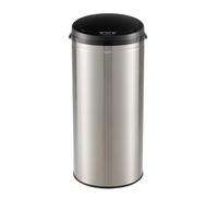 COSTWAY 30L Automatic Kitchen Bin, Touchless Motion Sensor Bin with Infrared Technology & Soft Closure Lid, Anti-Fingerprint Stainless Steel Smart Garbage Trash Can for Home Bathroom Office