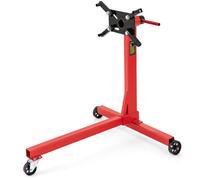 Costway 340Kg Capacity Engine Stand Heavy Duty Engine Motor Stand With 3 Casters-Red