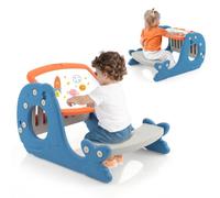 Costway 4 In 1 Convertible Kids Activity Table Set Adjustable Toddler Easel W/ Whiteboard
