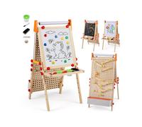 in-1 Wooden Kids Art Easel - Natural