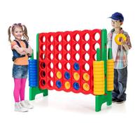 Costway 4-In-A-Row Connect Game Set Giant 4-To-Score Game W/ Carry Bag