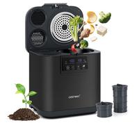 Costway 4 L Electric Composter For Kitchen Smart Waste Dispenser Countertop Compost Machine With Lid