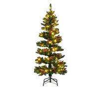 Costway 5 Ft Artificial Christmas Tree Hinged Xmas Tree With 448 Branch Tips