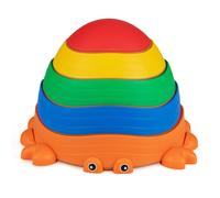 Costway 5 Pieces Stepping Stones for Kids with Cute Crab Theme COSTWAY Multicolor