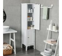 Costway 5-Tier Bathroom High Cabinet Tall Narrow Storage Cabinet Organizer