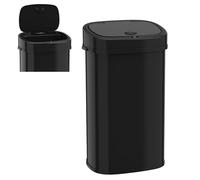 COSTWAY 58L/68L Automatic Kitchen Bin, Dual-Zone Touchless Infrared Motion Sensor Waste Bin with Soft Closure Lid, Anti-Fingerprint Smart Garbage Trash Can for Home Bathroom (58L)
