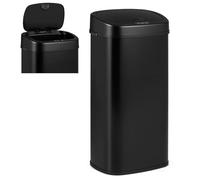 COSTWAY 58L/68L Automatic Kitchen Bin, Dual-Zone Touchless Infrared Motion Sensor Waste Bin with Soft Closure Lid, Anti-Fingerprint Smart Garbage Trash Can for Home Bathroom (68L)