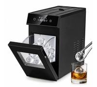 Costway 5cm Ice Ball Maker 1 Pc 48 Pcs/Day Sphere Ice Maker in Black COSTWAY Black