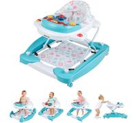 Costway 6 In 1 Anti-Rollover Toddler Walker - Green