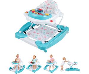 Costway 6 In 1 Anti-Rollover Toddler Walker - Green