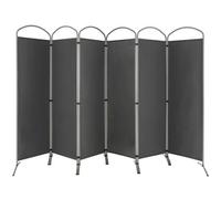 Costway 6-Panel Room Divider Folding Privacy Screen Fabric Wall Divider 331 X 188Cm