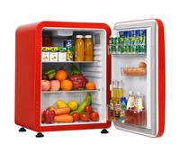 Costway 68L Compact Refrigerator Auto Defrost Reversible Door Mini Fridge Dorm Office in Silver COSTWAY Silver