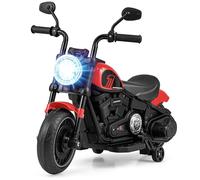 Costway 6V Kids Ride On Motorcycle Electric Off-Road Motorbike-Red in Red COSTWAY Red