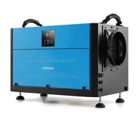 Costway 70L/day Crawl Space Commercial Dehumidifier W/ 24H Timer-Blue