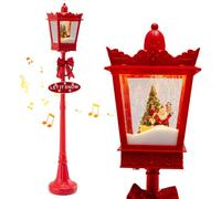 Costway 8Ft Musical Christmas Streetlight Xmas Lamp Post W/ Warm White Led Lights