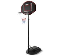 COSTWAY 9FT Basketball Hoop Net Set, 170-230cm Height Adjustable Basketball Stand with 32" Shatterproof Backboard and 2 Built-in Wheels, Portable Basketball Goal System for Indoor Outdoor