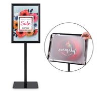 Costway A3 Information Stand Rotatable Poster Stand Swivel Advertising Stand