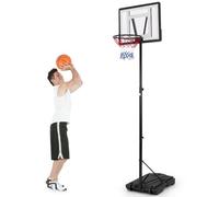 Costway Adjustable Basketball Hoop Portable Backboard Stand Basketball Goal System