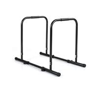 Costway Adjustable Dip Bar Station Heavy Duty Parallel Bars 300 KG in Black COSTWAY Black