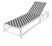 Costway Adjustable Patio Chaise Lounge Outdoor Lounge Chair With Wheels