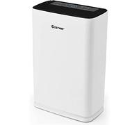 COSTWAY Air Purifier with H13 True HEPA Air Filter, Activated Carbon Filter, Sleep Mode, Air Quality Indicator & 4 Speeds, CADR 300m³/h Air Cleaner Purifiers for Home Office (Air Purifier)