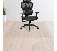 Costway AntiSlip PVC Chair Protect Mat Clear MultiPurpose Floor Protector Home Office in White COSTWAY White