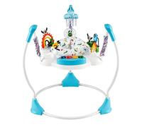 COSTWAY Baby Activity Center, Baby Jumpers & Bouncers with 360° Rotary Seat, Music, Lights, 3 Adjustable Heights, Interactive Toys, for Ages 6 Months + (Blue)