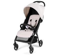 COSTWAY Baby Pushchair, One Hand Foldable Toddler Stroller with Adjustable Backrest & Canopy, 5-Point Harness, Storage Basket, Lightweight Travel Pram for Infants 0-36 Months (Beige)