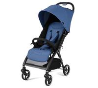 COSTWAY Baby Pushchair, One Hand Foldable Toddler Stroller with Adjustable Backrest & Canopy, 5-Point Harness, Storage Basket, Lightweight Travel Pram for Infants 0-36 Months (Navy)