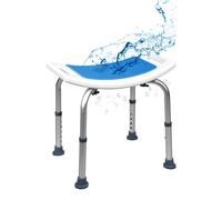 Costway Bath Chair Height Adjustable Padded Tub Shower Bench Seat Portable Bathroom Stool