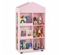 Costway Bookshelf And Toy Storage Toddler Dollhouse Bookcase