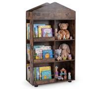 Costway Bookshelf And Toy Storage Toddler Dollhouse Bookcase