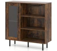 Costway Buffet Storage Cabinet For Kitchen Sideboard With Door