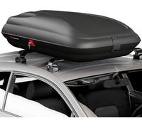 COSTWAY Car Roof Box, 320L Capacity Hard Rooftop Cargo Carrier with Security Keys & Belts, Waterproof Rooftop Luggage Storage Box for Car, SUV, Van, Fits Most Cars