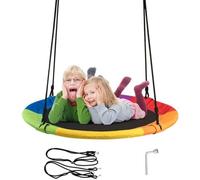Costway Child's Multi-Coloured Swing with Adjustable Height COSTWAY Multicolor