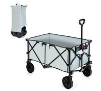 Costway Collapsible Folding Wagon Cart Outdoor Utility Garden Trolley Buggy Shopping Toy